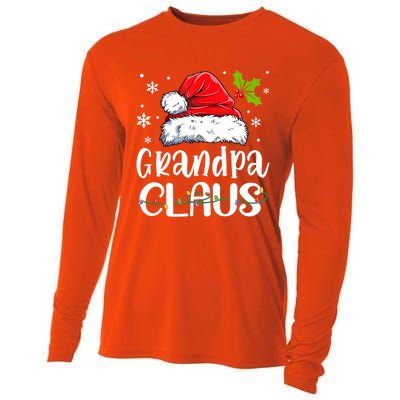 Grandpa Claus Gift Christmas Pajama Family Matching Xmas Gift Cooling Performance Long Sleeve Crew