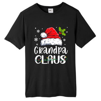 Grandpa Claus Gift Christmas Pajama Family Matching Xmas Gift Tall Fusion ChromaSoft Performance T-Shirt