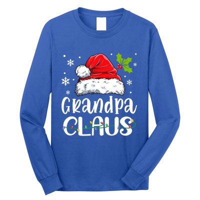 Grandpa Claus Gift Christmas Pajama Family Matching Xmas Gift Long Sleeve Shirt