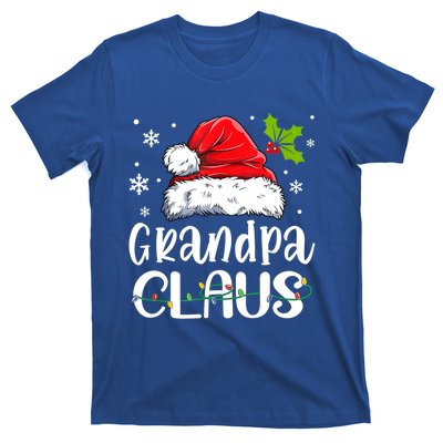 Grandpa Claus Gift Christmas Pajama Family Matching Xmas Gift T-Shirt