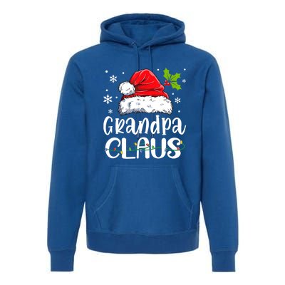 Grandpa Claus Gift Christmas Pajama Family Matching Xmas Gift Premium Hoodie