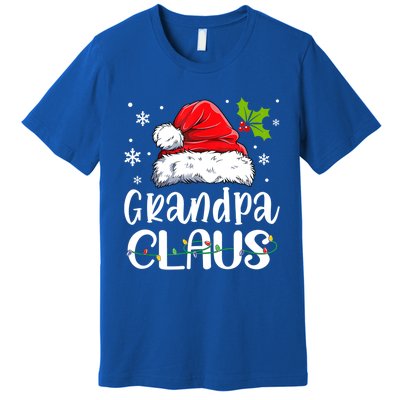 Grandpa Claus Gift Christmas Pajama Family Matching Xmas Gift Premium T-Shirt