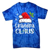 Grandpa Claus Gift Christmas Pajama Family Matching Xmas Gift Tie-Dye T-Shirt