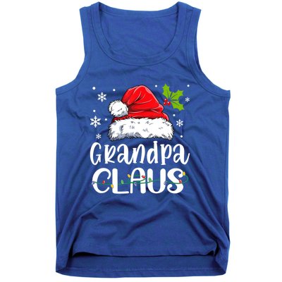 Grandpa Claus Gift Christmas Pajama Family Matching Xmas Gift Tank Top