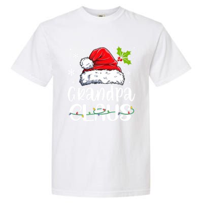 Grandpa Claus Gift Christmas Pajama Family Matching Xmas Gift Garment-Dyed Heavyweight T-Shirt