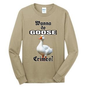 Goose Crimes Tall Long Sleeve T-Shirt