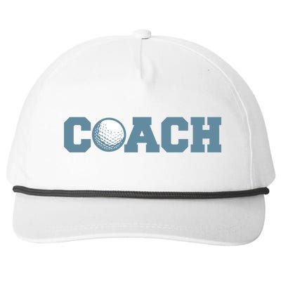 Golf Coach Gift Snapback Five-Panel Rope Hat