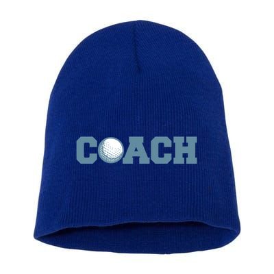Golf Coach Gift Short Acrylic Beanie