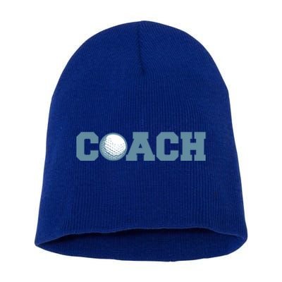 Golf Coach Gift Short Acrylic Beanie