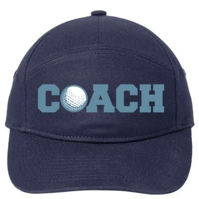 Golf Coach Gift 7-Panel Snapback Hat