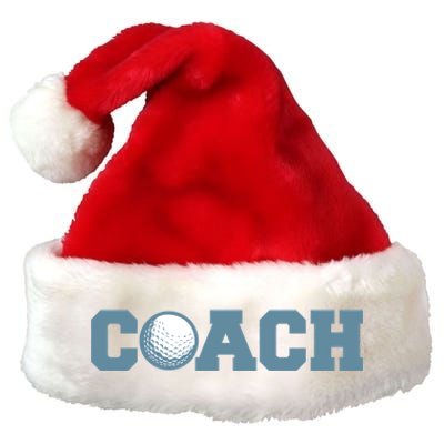 Golf Coach Gift Premium Christmas Santa Hat