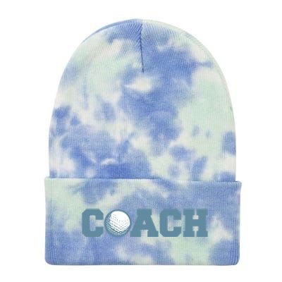 Golf Coach Gift Tie Dye 12in Knit Beanie