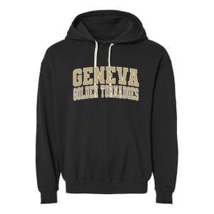 Geneva College Golden Tornadoes Garment-Dyed Fleece Hoodie