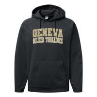 Geneva College Golden Tornadoes Performance Fleece Hoodie