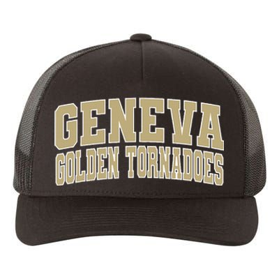 Geneva College Golden Tornadoes Yupoong Adult 5-Panel Trucker Hat