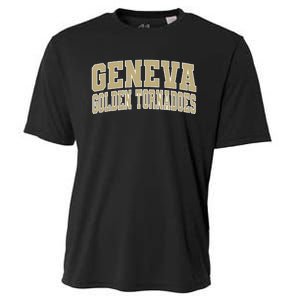 Geneva College Golden Tornadoes Cooling Performance Crew T-Shirt