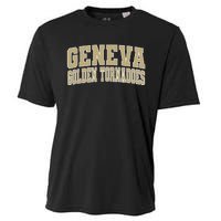 Geneva College Golden Tornadoes Cooling Performance Crew T-Shirt