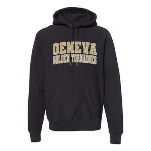 Geneva College Golden Tornadoes Premium Hoodie