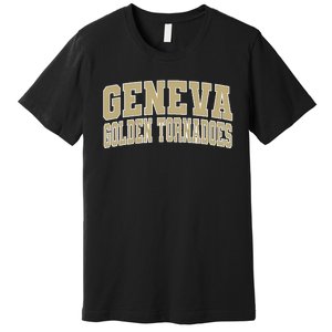 Geneva College Golden Tornadoes Premium T-Shirt