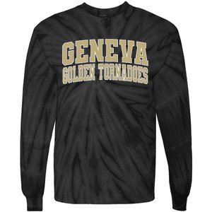 Geneva College Golden Tornadoes Tie-Dye Long Sleeve Shirt