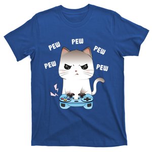 Gamer Cat Gaming Anime Funny Pew Video Game Cool Gift T-Shirt