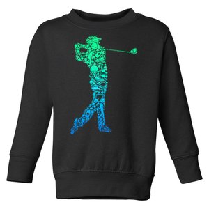 Golf Club Golfer Golfing Toddler Sweatshirt