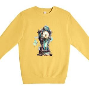 Grandfather Clock Premium Crewneck Sweatshirt