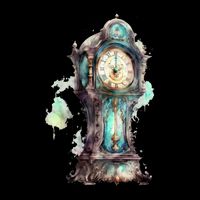 Grandfather Clock Flatbill Hat