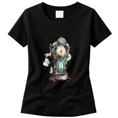 Grandfather Clock Womens T-Shirt