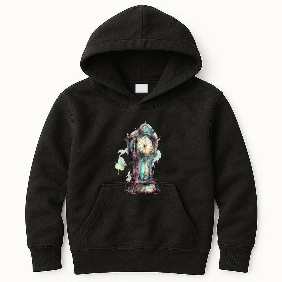 Grandfather Clock Kids Hoodie