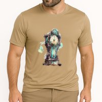 Grandfather Clock Cooling Performance Crew T-Shirt