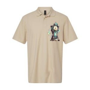 Grandfather Clock Softstyle Adult Sport Polo