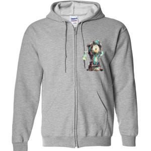 Grandfather Clock Full Zip Hoodie