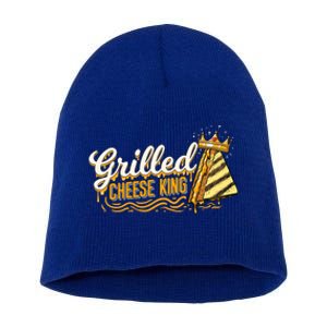 Grilled Cheese Gift For A Grilled Cheese King Gift Short Acrylic Beanie