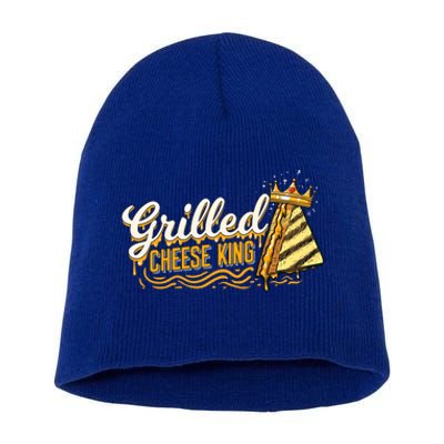 Grilled Cheese Gift For A Grilled Cheese King Gift Short Acrylic Beanie