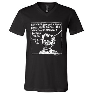 Godard Comic V-Neck T-Shirt