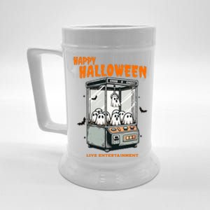 Ghost Claw Game Happy Halloween Beer Stein