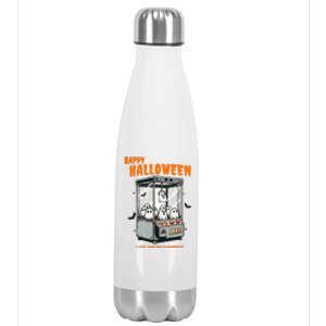 Ghost Claw Game Happy Halloween Stainless Steel Insulated Water Bottle