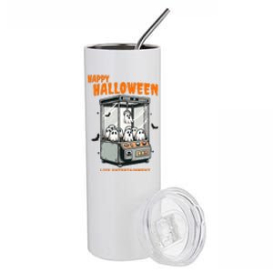 Ghost Claw Game Happy Halloween Stainless Steel Tumbler