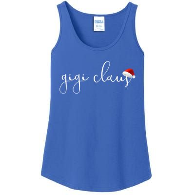 Gigi Claus Grandma For Christmas Santa Plaid Gift Ladies Essential Tank