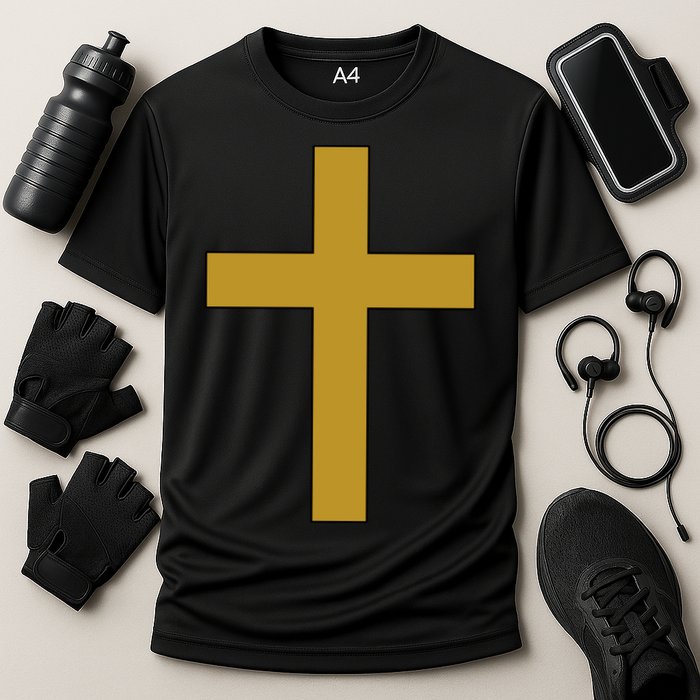 Golden Cross Cooling Performance Crew T-Shirt