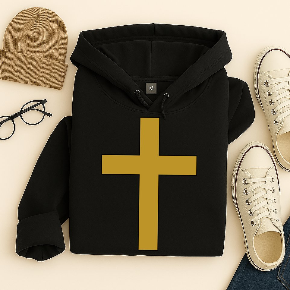 Golden Cross Hoodie