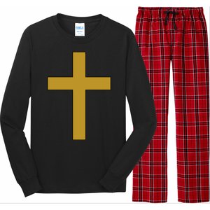 Golden Cross Long Sleeve Pajama Set