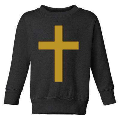 Golden Cross Toddler Sweatshirt