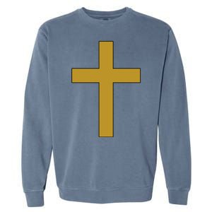 Golden Cross Garment-Dyed Sweatshirt