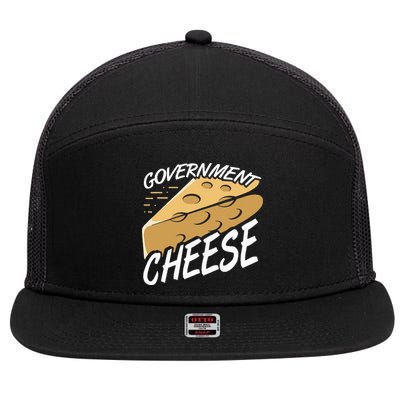 Government Cheese 7 Panel Mesh Trucker Snapback Hat