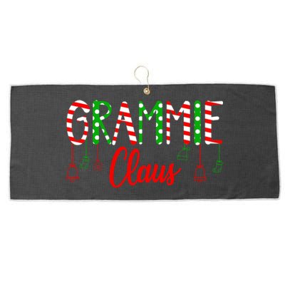 Grammie Claus Gift Family Matching Christmas Pajamas Gift Large Microfiber Waffle Golf Towel