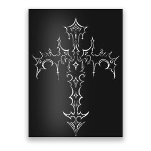 Gothic Cross Grunge Aesthetic Mall Goth Poster