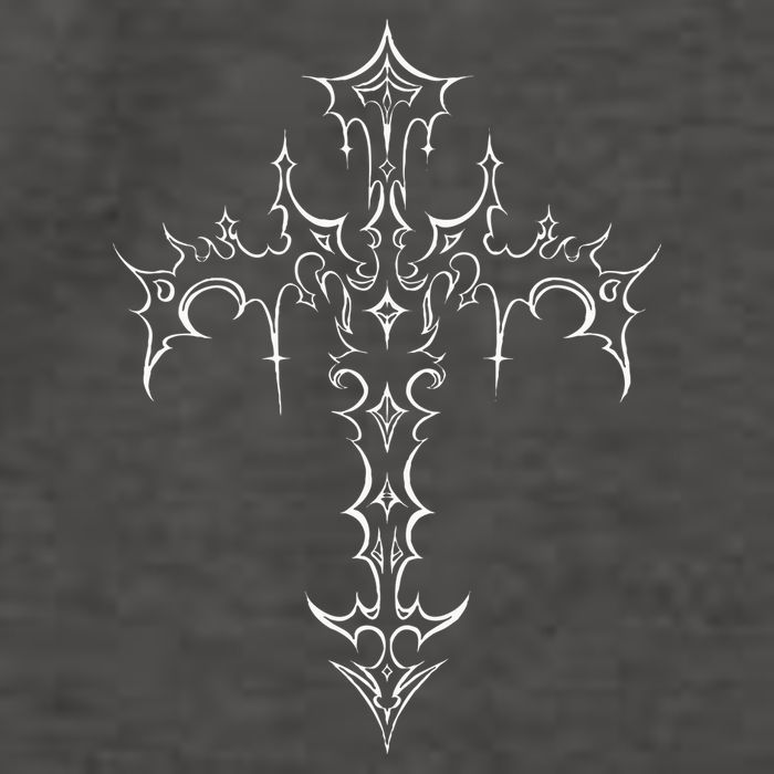 Gothic Cross Grunge Aesthetic Mall Goth Vector Backpack
