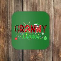 Granny Claus Granny Grandma Christmas Granny Xmas Party Coaster